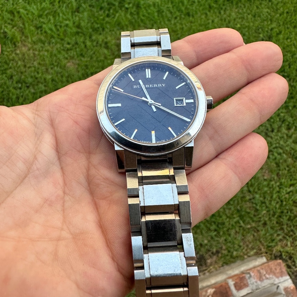 Burberry sapphire crystal watch on sale